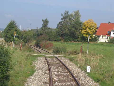 Bahnbergang vor Feuchtwangen