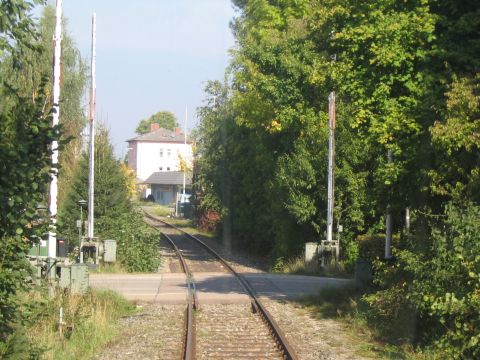 Bahnbergang in Feuchtwangen