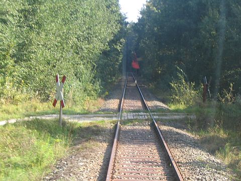 Bahnbergang zwischen Schopfloch und Feuchtwangen