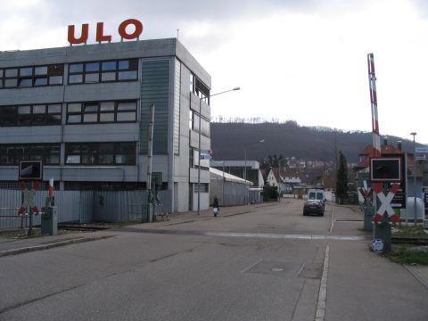 Bahnbergang in Geislingen