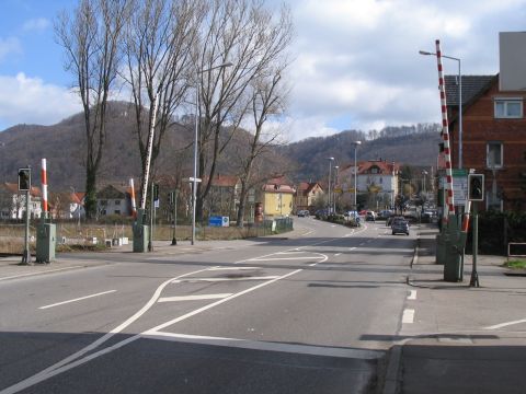 Bahnbergang in Geislingen