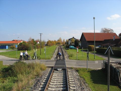 Bahnbergang in Denklingen