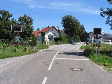 Bahnbergang in Trkheim