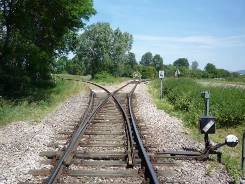 Abzweig zum Flugplatz Sllingen