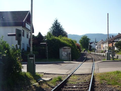 Bahnbergang ber die Obervogt-Haefelin-Strae