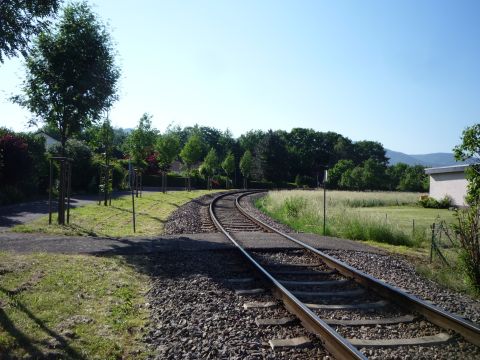 Bahnbergang in Bhl