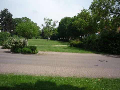 Bahnbergang ber den Mittelweg
