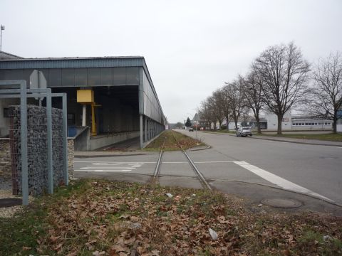 Bahnbergang ber die Tullastrae