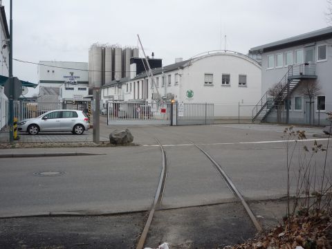 Bahnbergang ber die Raiffeisenstrae