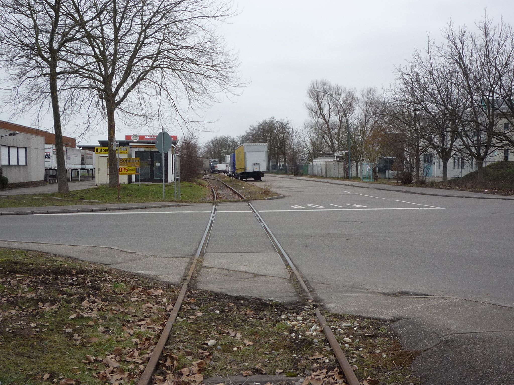 2. Bahnbergang ber die Raiffeisenstrae