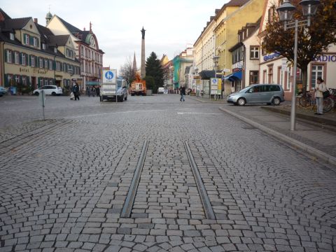 Gleisrest in Offenburg