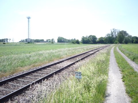 wischen bergabe- und Betriebsbahnhof