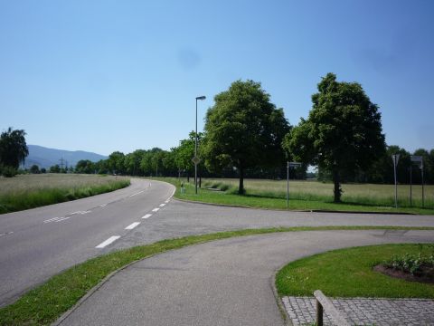Einstige Schmalspurtrasse zwischen Vimbuch und der Brcke ber den Sandbach
